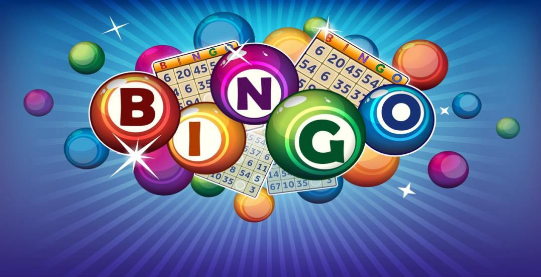 Colorful graphic with the word BINGO spelled out with bingo balls